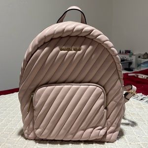 Michael kors pink backpack